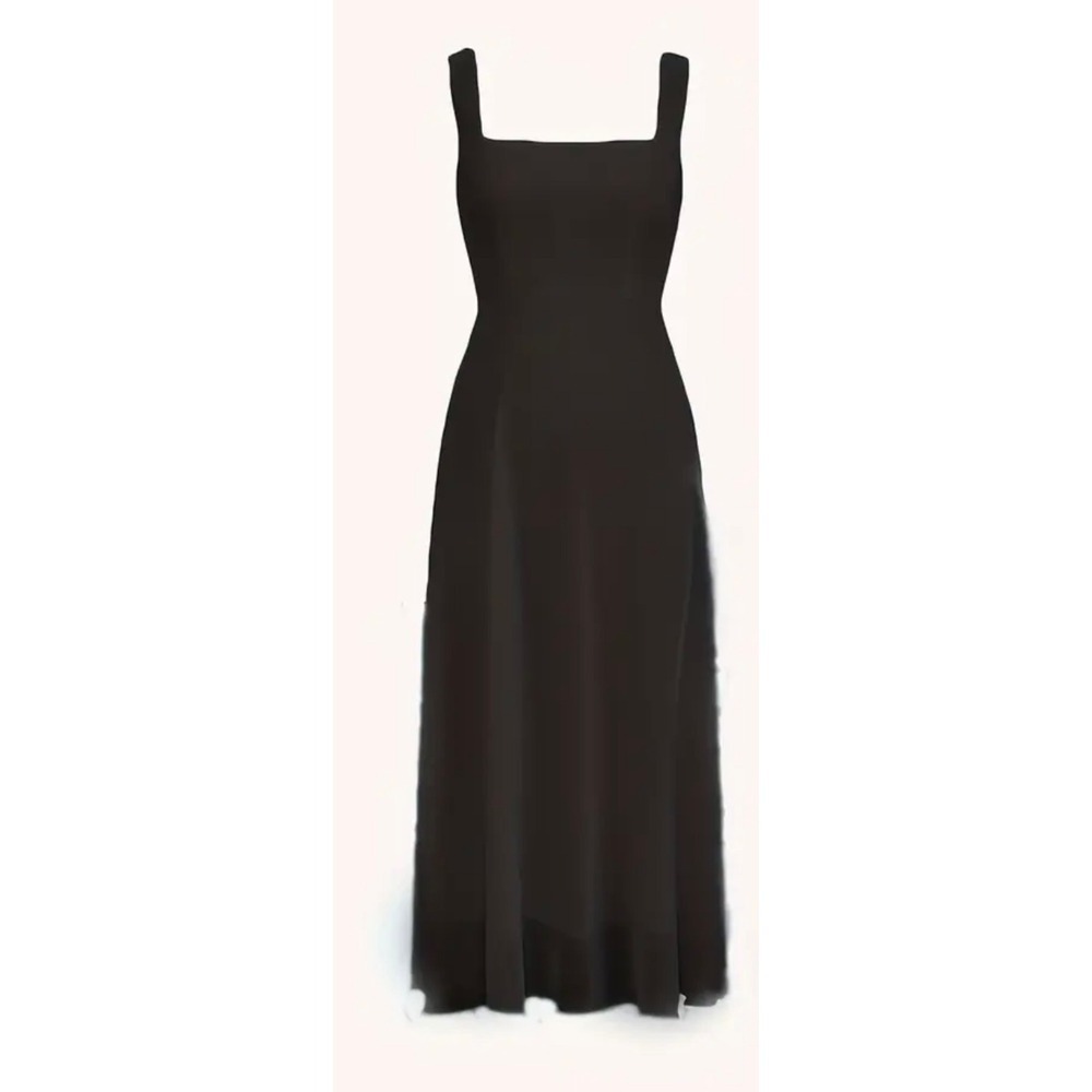 Commense Semi-Sheer Cami Long Dress black‎ size S - Picture 10 of 11